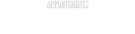 APPOINTMENTS
Due to the nature of custom tattooing, we work by appointment only. 
 Walk-ins are sometimes possible, contact us on the day for available appointments. 
 Contact us for a consultation by email, telephone or feel free to pop in.
ALL DEPOSITS ARE NON-REFUNDABLE 
